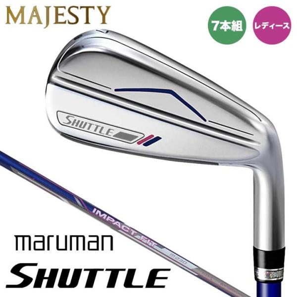 レディース マジェスティゴルフ マルマン シャトル アイアンセット 7本組 (No.6〜9,PW,A...