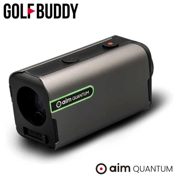 GOLFBUDDY aim QUANTUM スペースグレイ/ メタル 超小型 ゴルフレーザー距離計 ...