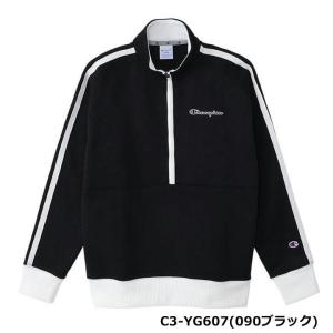 チャンピオン ゴルフ ハーフジップジャケット 23FW C3-YG607 ブラック (090) 23FW 防寒の商品画像