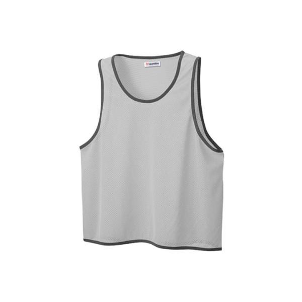 ウンドウ WUN-P55J-0031 ベーシックビブス (0031)Lグレー ジュニア