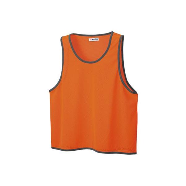 ウンドウ WUN-P55J-0072 ベーシックビブス (0072)蛍光オレンジ ジュニア