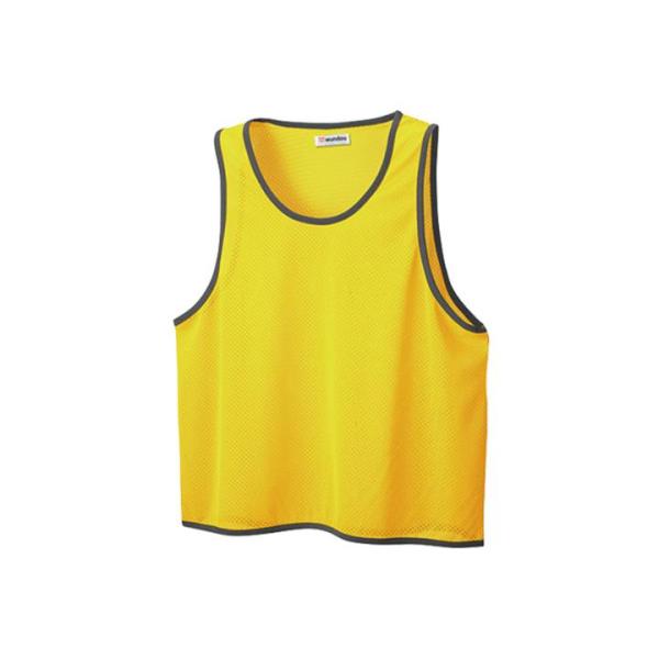 ウンドウ WUN-P55J-0074 ベーシックビブス (0074)ケイコウイエロー ジュニア