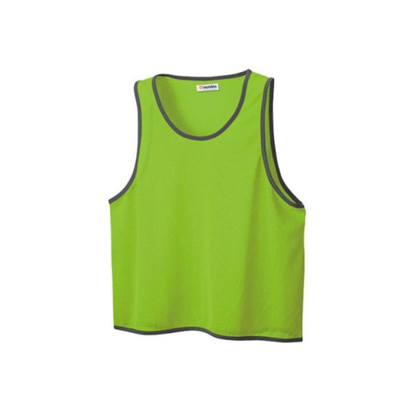 ウンドウ WUN-P55J-0076 ベーシックビブス (0076)蛍光グリーン ジュニア