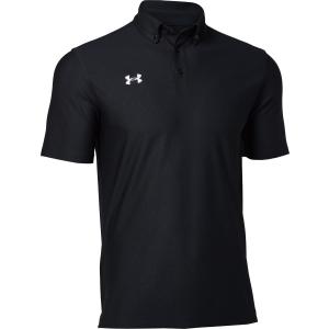 アンダーアーマー UA チーム アーマー ポロ (ボタンダウン) Black/White 1384777 2025fw 25p