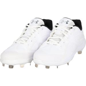 UNDER ARMOUR（アンダーアーマー） あすつく 野球用 金具スパイク 白