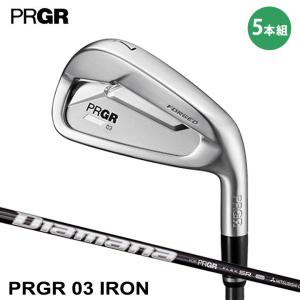 プロギア 03 アイアン 5本組 (#7-#9,P,A)　シャフト：Diamana