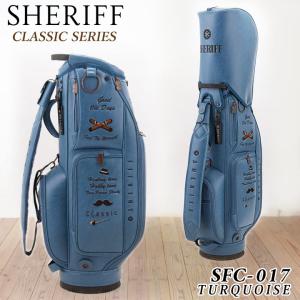 シェリフ SFC-017 クラシックシリーズ Turquoise(ターコイズ)限定100 キャディバッグ SHERIFF 2024 即納｜full-shot