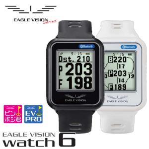 イーグルビジョン  ウォッチ6 ブラック 腕時計タイプ  EV-236  朝日ゴルフ EAGLE VISION　WATCH6　BK　送料無料　即納｜full-shot