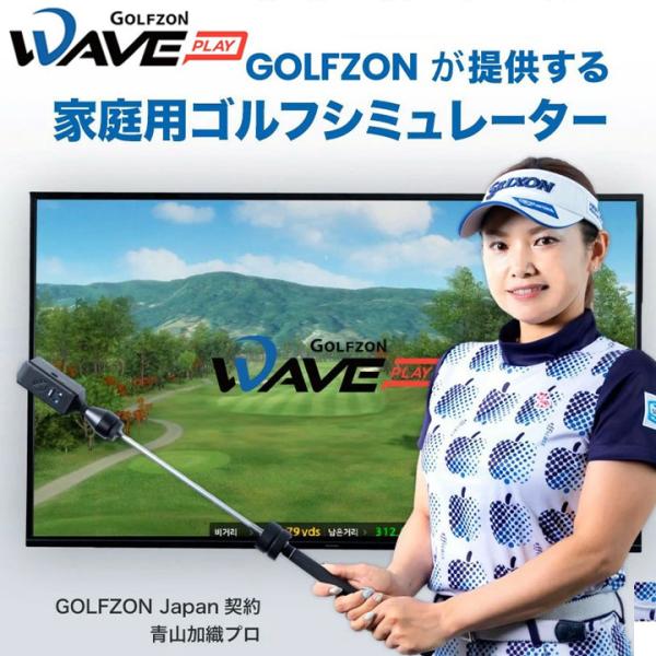 GOLFZON WAVE PLAY 家庭用 ゴルフシミュレーター ゴルフゾン ウェーブプレイ シミュ...
