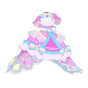 アイプリバース V3-001 シークレットフレンズ∞バズリウムピンクワンピ ★4