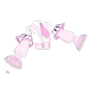 アイプリバース V6-074 ガーリーピアノピンクトップス ★4