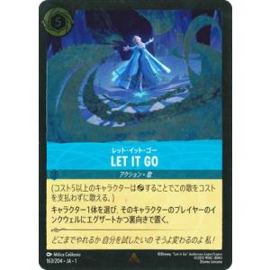 ディズニー・ロルカナ 【フォイル】163/204・JA・1 レット・イット・ゴー R