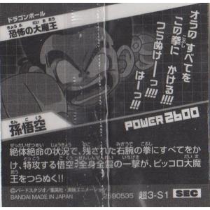 ドラゴンボール 超戦士シールウエハース超 超3...の詳細画像1