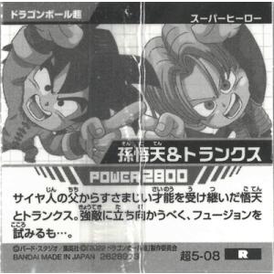 ドラゴンボール 超戦士シールウエハース超 超5...の詳細画像1