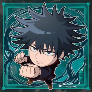 にふぉるめーしょん 呪術廻戦ディフォルメシールウエハースvol.5 呪術5-02 伏黒恵 ★1