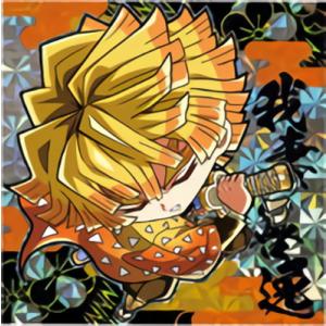 BANDAI（バンダイ） 呪術8-25 真人(裏面：「黒閃」) ☆5 にふぉるめー