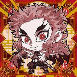 鬼滅3-6.煉獄杏寿郎 (スーパーレア)】 鬼滅の刃 ディフォルメシール