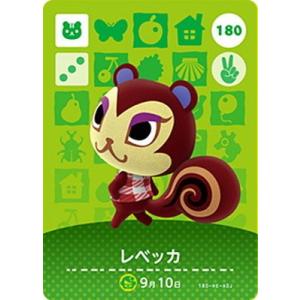 どうぶつの森amiiboカード 180 レベッカ