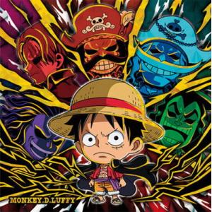 ONE PIECE - ワンピース 海賊シール シークレット ルフィとメリー号 ONE PIECE - ワンピース 海賊シール シークレット ルフィと