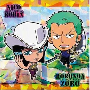 にふぉるめーしょん ワンピース大海賊シールウエハースLOG.7 SW7-16 ゾロ&amp;ロビン GR