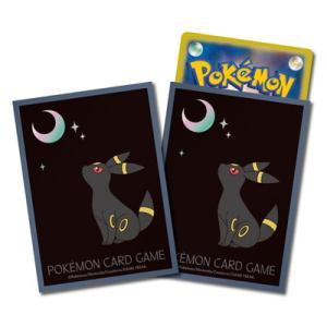 ポケモンカードゲーム デッキシールド プレミアム・グロス 月明かりとブラッキー【グレー】