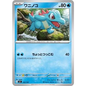 ポケモンカードゲーム PK-MC-165 ワニノコ