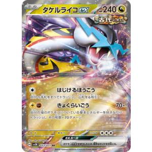 ポケモンカードゲーム PK-SV5K-053 タケルライコex RR｜fullahead