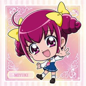 N-15 みゆき(2837313) にふぉるめーしょん プリキュアオールスターズ シールウエハース3