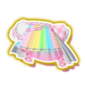 プリパラ/【マイチケ】★TP6-006 レインボーピンクスマイルスカート　PR