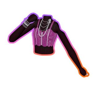 ワッチャプリマジ PM1-121 ロックレザーグリーントップス R