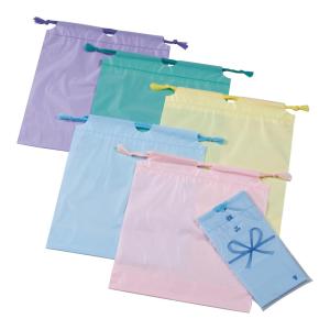 防水カラー巾着袋  指定不可  89001A  ※名入れできます（別料金）｜fullcolor-print