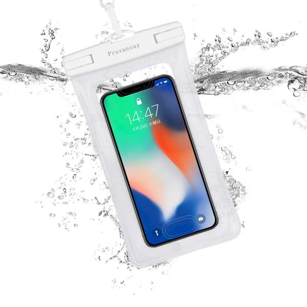 防水ケース新登場＆指紋認証/Face ID認証対応スマホ用 IPX8認定防水 360°保護 防水携帯...