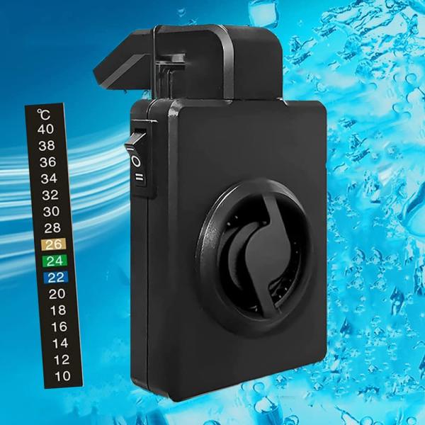 水槽用クーラー 水槽冷却ファン クールファン 水族館 水槽用ファン 扇風機 騒音なし 2段階 冷却タ...