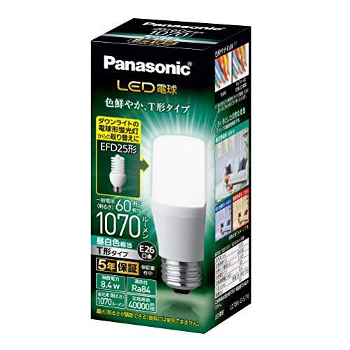 パナソニック LED電球 口金直径26mm 電球60W形相当 昼白色相当(8.4W) 一般電球・T形...