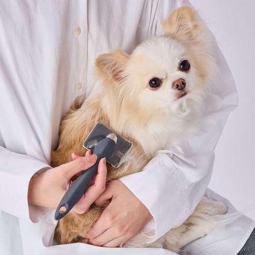 ペティオ (Petio) 犬猫用 FIXCARE ピン先が優しく握りやすい ソフトスリッカーブラシ ...