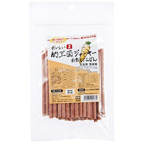 ドクターズチョイス 納豆菌ジャーキー スティックタイプ にんじん 150g