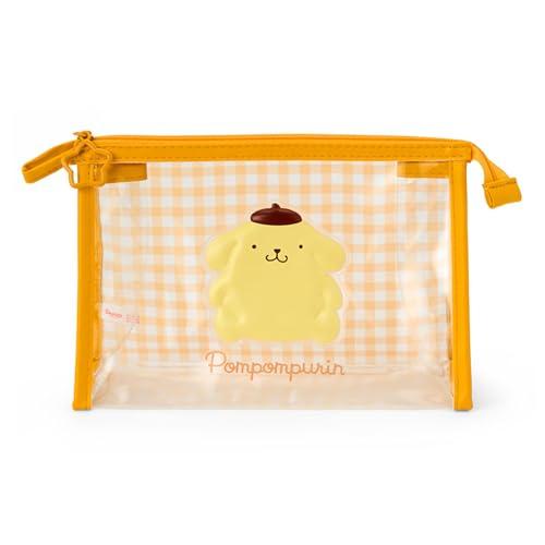 サンリオ(SANRIO) クリアポーチ ポムポムプリン 透明 PVC・スチール ファスナー式開閉 対...