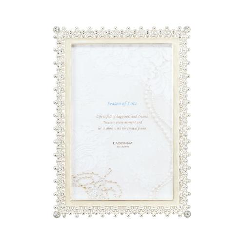 LADONNA ラドンナ フォトフレーム ブライダル ホワイト ポストカード判 MJ83-P-WH