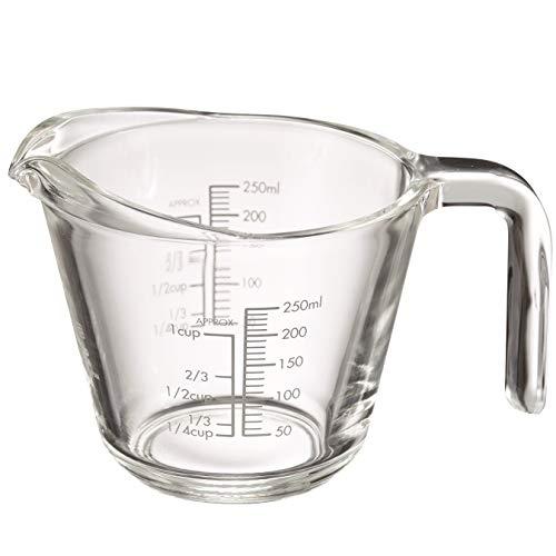 HARIO(ハリオ) メジャーカップ・250 実用容量250ml グレー 耐熱ガラス 日本製 MJP...