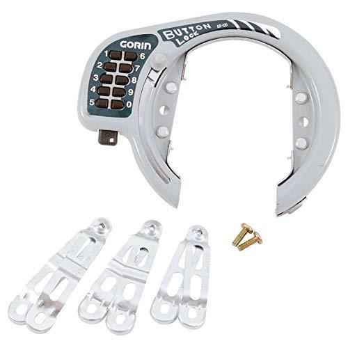 ゴリン(GORIN) コンビネーションロック ボタン式リング錠 シルバー GR520-SL