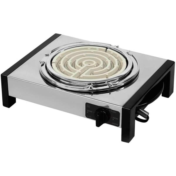 石崎電機 製作所 電気コンロ ステンレス鋼 SK-65V シルバー