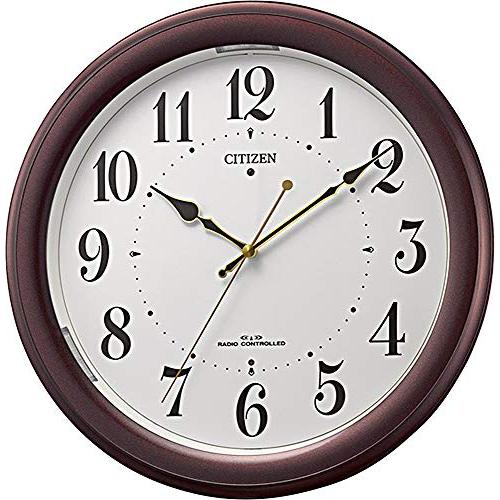 リズム(RHYTHM) シチズン 掛け時計 電波時計 アナログ MA36 さらに明るい 暗所 ライト...