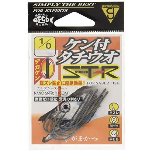がまかつ(Gamakatsu) バラ ケン付タチウオ ST-R(ナノスムースコート) #1/0.
