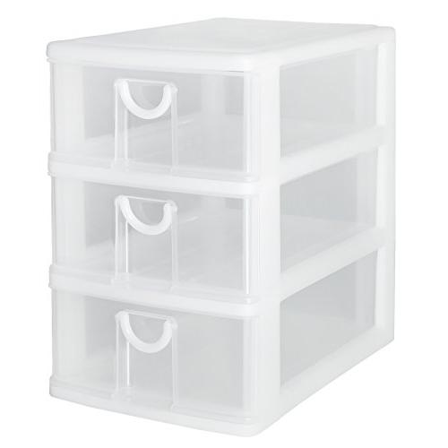 サンコープラスチック(SankoPlastic) 小物収納3段 エルピス 幅18.2×奥26.5×高...