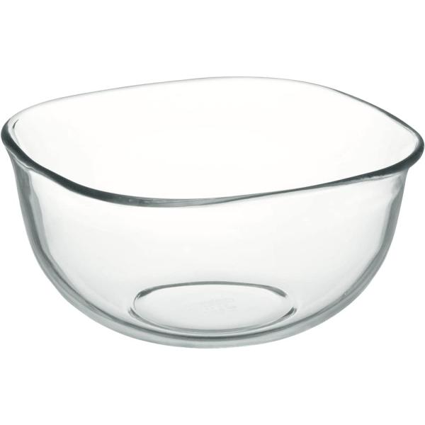 iwaki(イワキ) 耐熱ガラス ボウル 角型 外径20×20cm 2.2L BC334