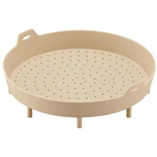 コジット フライパンでも電子レンジでもワイドな底面で簡単に美味しく蒸し料理 ワイドシリコンスチーマー