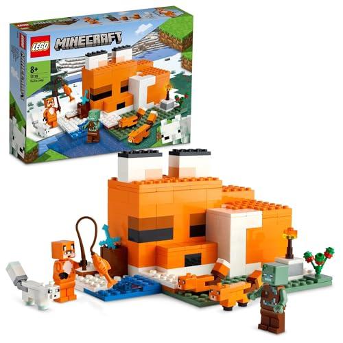 レゴ(LEGO) マインクラフト キツネ小屋 おもちゃ 玩具 誕生日 プレゼント ブロック 男の子 ...