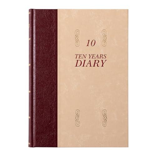 アピカ 日記帳 10年日記 横書き B5 日付け表示あり D313