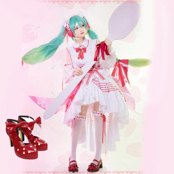 VOCALOID ボーカロイド  初音ミク いちご 15th Anniversary Ver. コス...