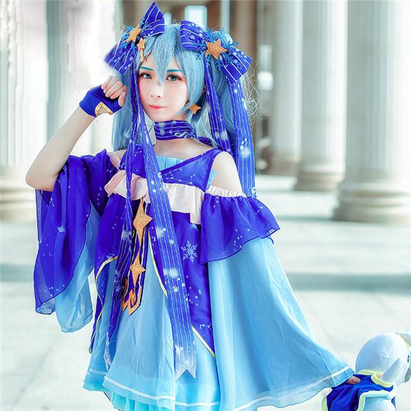 VOCALOID 雪ミク 2017 SNOW MIKU 星守り 初音ミク コスチュームアニメ ゲーム